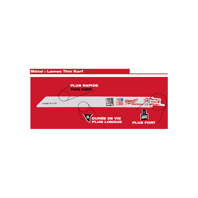 LAME SCIE SABRE 100MM (X5) LAME SCIE SABRE 100MM (X5)
