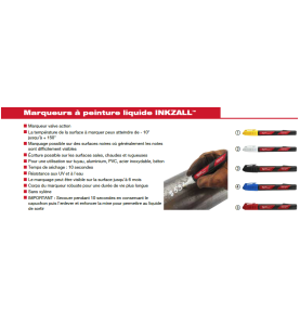 MARQUEUR PEINTURE LIQUIDE ROUGE