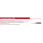 TOURNEVIS TRILOBE VDE, PLAT 1,2X6,5X150 TOURNEVIS TRILOBE VDE, PLAT 1,2X6,5X150