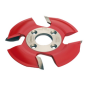 Minispot fraise pour taille 2, HW (carbure), Ø100x8xØ22 mm, NL 4,Z4, pour fraiseuse à rainurer 