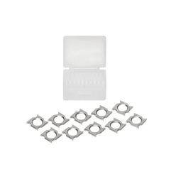 Jeu avec 10 couteaux 18x18x1,95mm  pour 132130