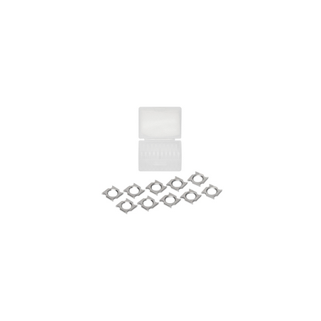 Jeu avec 10 couteaux 18x18x1,95mm  pour 132130
