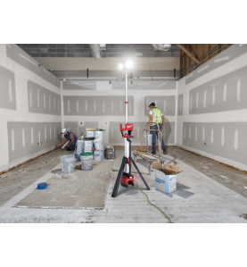 M18 HOSALC-0 - Projecteur trépied de chantier, hybride 18V, sans batterie, 6000 Lumens