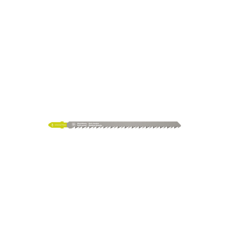Lame de scie sauteuse pour bois CV 130 T4 SW SC - Pack de 5 rérérence 63503177010 Fein