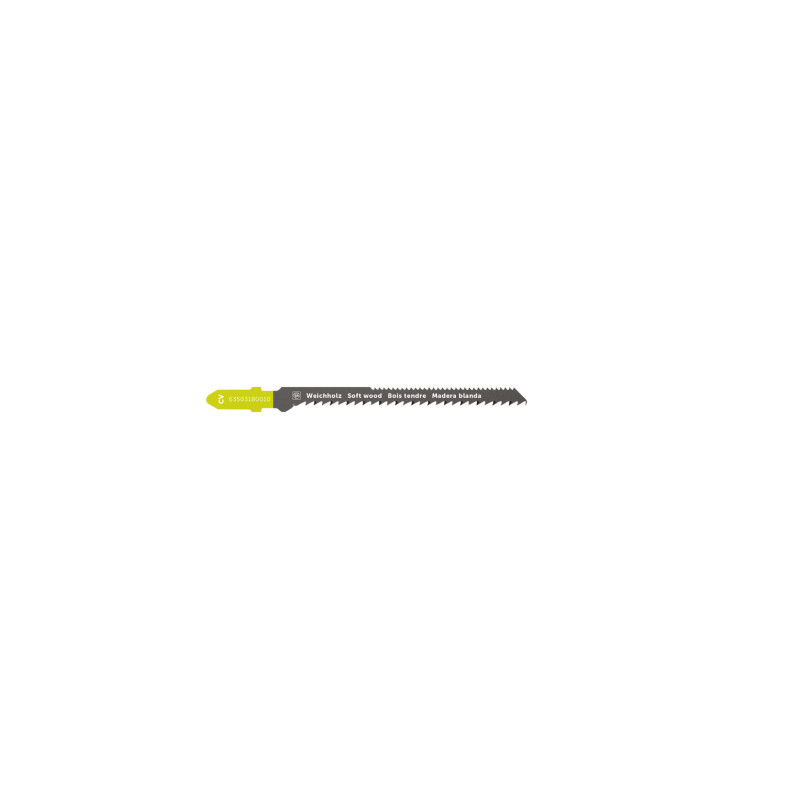 Lame de scie sauteuse pour bois CV 75 T2.5/1.4 SW CC - Pack de 5 rérérence 63503180010 Fein