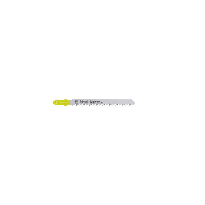 Lame de scie sauteuse pour bois CV 75 T4 SW SC - Pack de 5 rérérence 63503176010 Fein