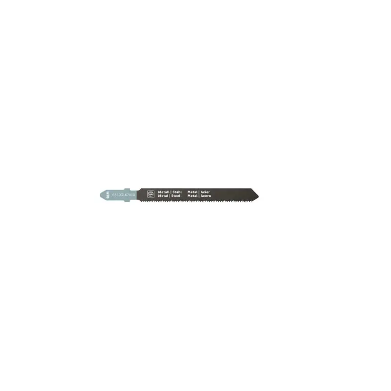 Lame de scie sauteuse pour le métal BIM 75 T1.2 MS SC - Pack de 5 rérérence 63503167010 Fein