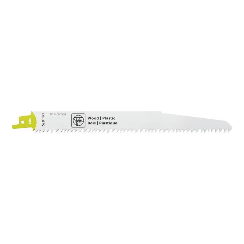 Lame de scie sabre pour bois et plastique BIM 205 T5 / 8 WP - Pack de 3 rérérence 31324000454 Fein