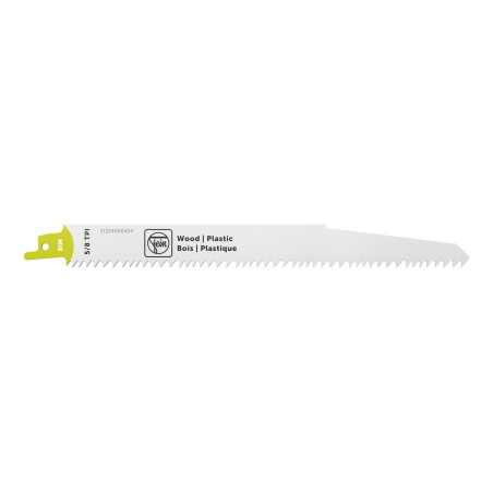 Lame de scie sabre pour bois et plastique BIM 205 T5 / 8 WP - Pack de 3 rérérence 31324000454 Fein
