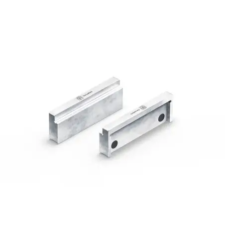 Paire de mors de protection (B) plat 110 mm aluminium (FEIN VersaMAG) rérérence 30240476010 Fein