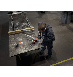 Paire de mors de protection (B) plat 110 mm aluminium (FEIN VersaMAG) rérérence 30240476010 Fein