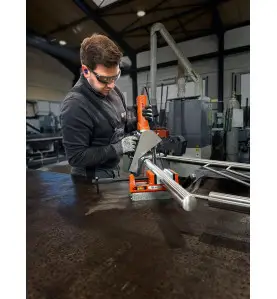 Paire de mors de protection (P) prismatique 110 mm aluminium (FEIN VersaMAG) rérérence 30240477010 Fein