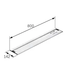 Rail de guidage de 800 mm pour scies circulaires portatives rérérence 32133039000 Fein