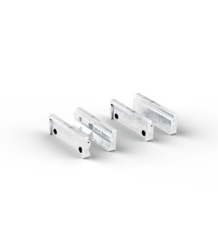 Set de paires de mors de protection (P) prismatique et (B) plat 110 mm aluminium (Fein VersaMAG) rérérence 90701010010 Fein