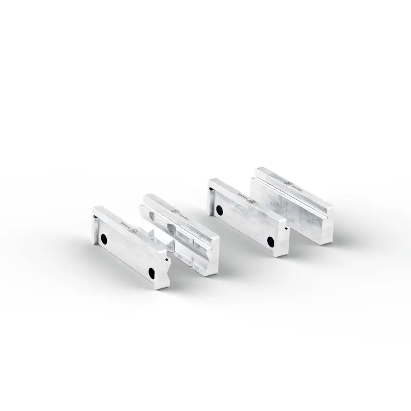 Set de paires de mors de protection (P) prismatique et (B) plat 110 mm aluminium (Fein VersaMAG) rérérence 90701010010 Fein