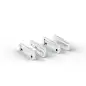 Set de paires de mors de protection (P) prismatique et (B) plat 110 mm aluminium (Fein VersaMAG) rérérence 90701010010 Fein