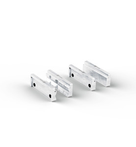 Set de paires de mors de protection (P) prismatique et (B) plat 110 mm aluminium (Fein VersaMAG) rérérence 90701010010 Fein