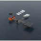Set de paires de mors de protection (P) prismatique et (B) plat 110 mm aluminium (Fein VersaMAG) rérérence 90701010010 Fein