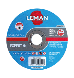 Disque Tronconnage Inox Ultracut 125X0.75X22.23F41 ref 1791120 Leman