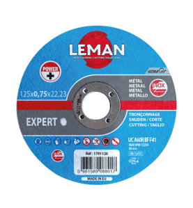 Disque Tronconnage Inox Ultracut 125X0.75X22.23F41 ref 1791120 Leman