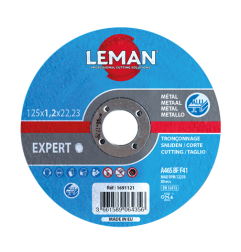 Disque Tronconnage Alu 125X1.2X22.23 F41 ref 1691121 Leman