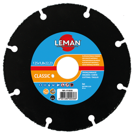 Disque A Tronconner Carbure Ø115X1.0X22.23 F41 ref 1711522 Leman
