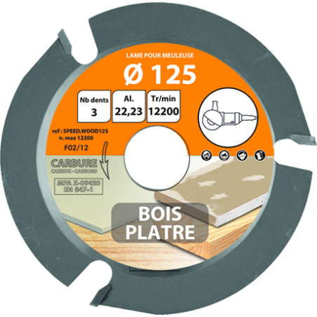 Disque A Tronconner Hm D230X22.23 Bois ref SPEED.WOOD230 Leman