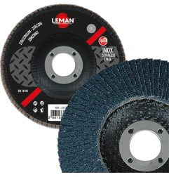 Disque A Lamelles Bombe 125 Grain 80 Zirconium  ref 2112580 Leman