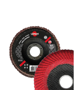 Disque A Lamelles Plat D125 Gr60 Cera Bord Arrondi  ref 3312560 Leman