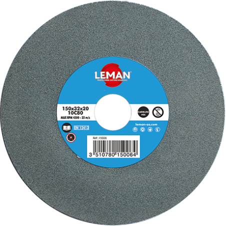 Meule Touret Verte 150X25X32 Finition Gr120  ref 15529 Leman