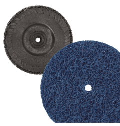 Disque Non Tisse D115 M14 Bleu ref 4111672 Leman