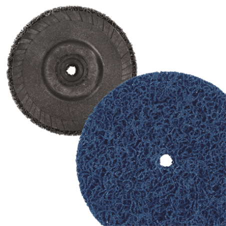 Disque Non Tisse D125 M14 Bleu ref 4112672 Leman