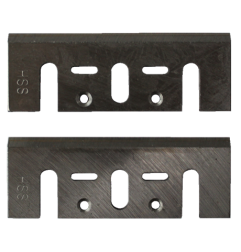 Jeu De 2 Fers Rabot Hm 82X29X3 Makita/Ryobi/B&D ref 140.703.00 Leman