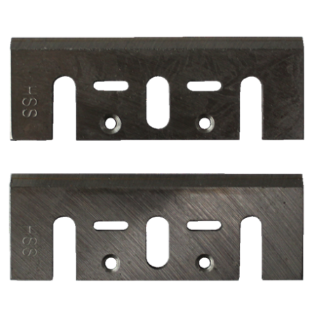 Jeu De 2 Fers Rabot Hm 82X29X3 Makita/Ryobi/B&D ref 140.703.00 Leman