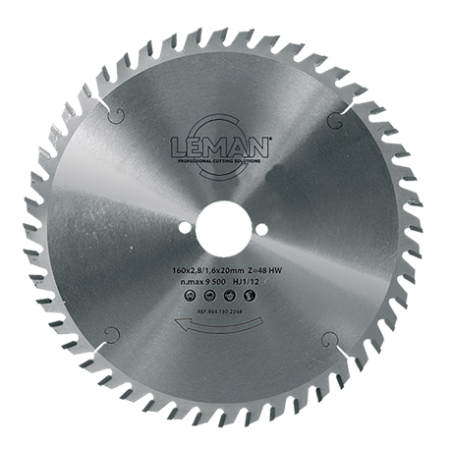 Lame Carbure/Portative D160X20X2,2 60Z Alt Pos ref 964.160.2260 Leman