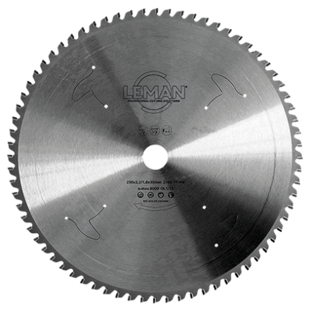 Lame Circ.Hm Micrograin D320X25,4X2,2 84Z Tp Inox Takeshi ref GOLD9.3202584 Leman
