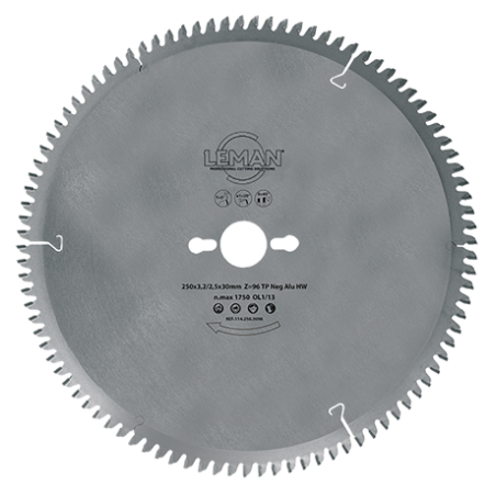 Lame Circ.Carbure D500X32X120Z Tp Neg /Alu ref 112.500.3212 Leman