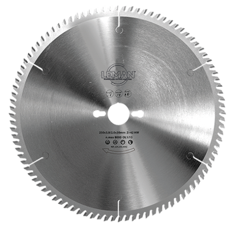 Lame Circ.Carbure D550X32X128Z Tp Pos / Alu ref 118.550.3212 Leman