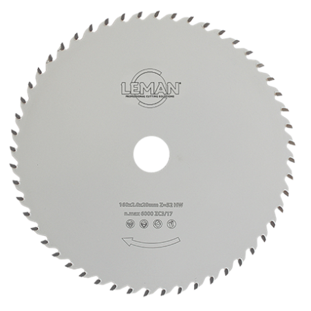 Lame Circ.Hm Multi-Materiaux D160X2,0/1,4X20 52Z ref 923.160.2052 Leman