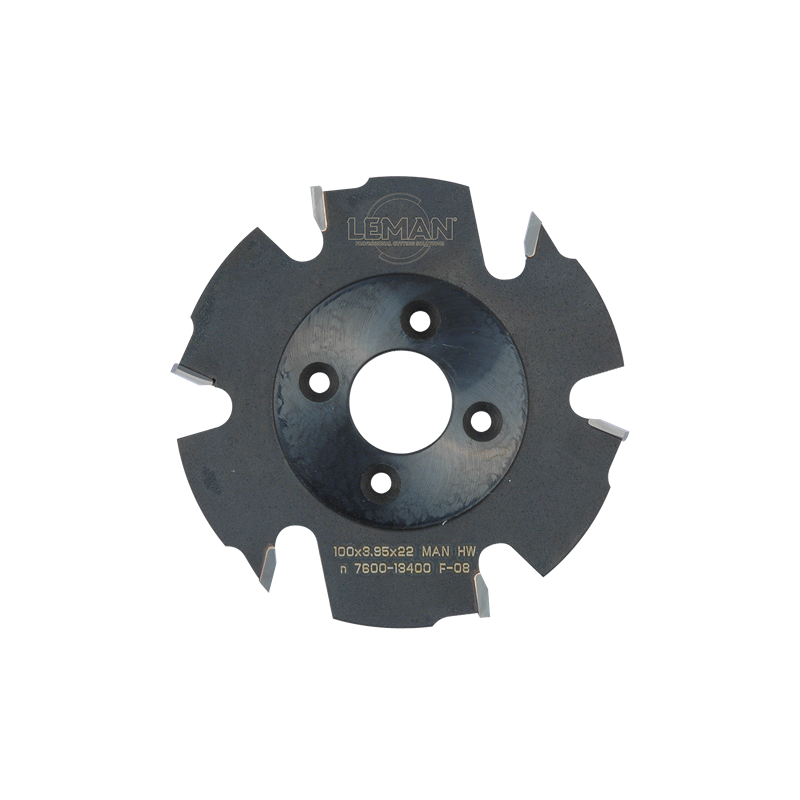 Fraise A Rainer Assemblage Lamelle D100X3,96X22 2Z + 2+2V Hm - Anti-Rejet ref 938.7.100.22.24 Leman