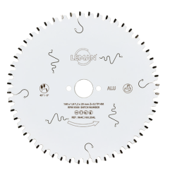 Lame Circ Hm Fine D136X20X1,6 50Z Tp Neg Alu ref 964C.136.20AL Leman