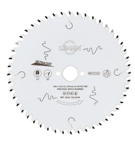 Lame Circ Hm Fine D150X20X1,6 48Z Alt Pos Bois ref 964C.150.2048 Leman