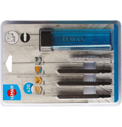 Assortiment 20 Lames Scie Sauteuse Attach.T ref 8051.20 Leman