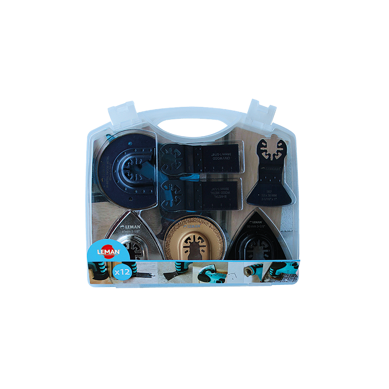 Coffret 12 Accessoires Multi-Materiaux ref 4500.12 Leman