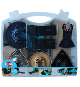 Coffret 12 Accessoires Multi-Materiaux ref 4500.12 Leman