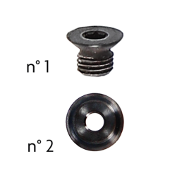 Ecrou M4 9,8X2,15 P.O A Rainer 937 (14X14X1,7) ref ECR937.652 Leman