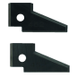 2 Plaquettes Profil N°464 Pour Po 986.150.30.461 Hm -Avt 17Mm ref 464 Leman