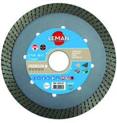Disq Diam Jante Continue Gres Cerame 115X22,23Ht11 ref 995115 Leman