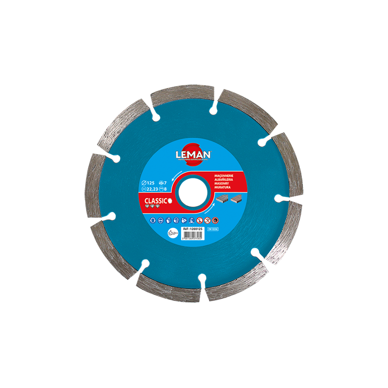 Disque Diamant Segments A Dejointer Mortier115X22. ref 1260115 Leman