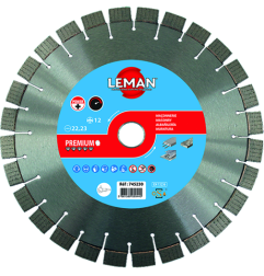 Disque Diam Segments 3D Beton Arme 230X22,23 H12 ref 745230 Leman